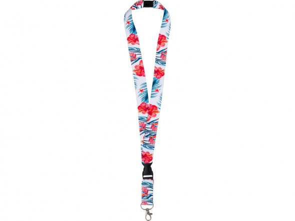 Ланъярд 2,5 см с карабином, межуровневым замком и замком обрыва 