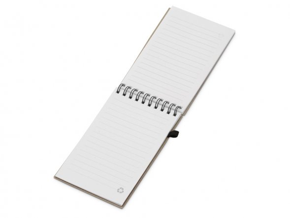 Блокнот B7 Toledo S, бежевый + ручка шариковая Pianta из пшеничной соломы, бежевый 