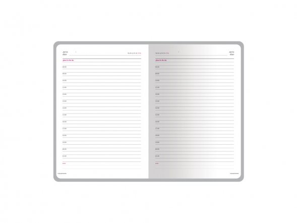 Ежедневник недатированный А6+ Magnum, черный 