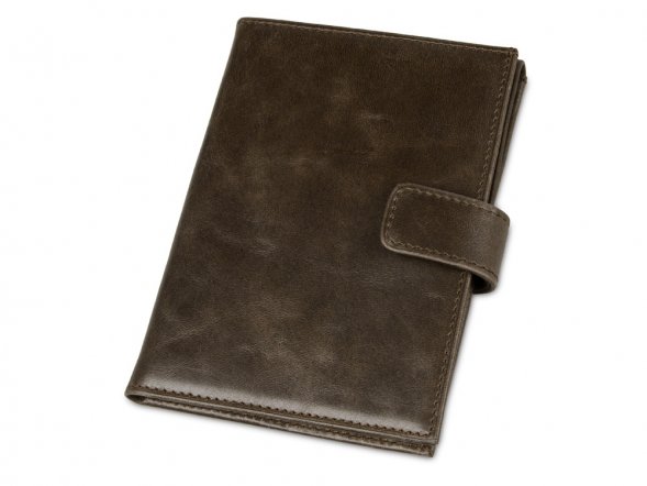 Бумажник путешественника Druid с отделением для паспорта, коричневый 