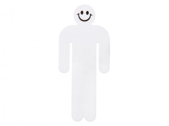 Закладка для книг Он, белый 