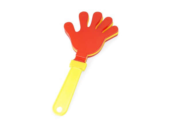 Хлопушка REVEL в форме руки, красный/желтый 