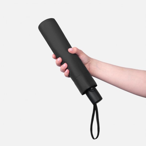 Зонт складной Atlanta, черный 