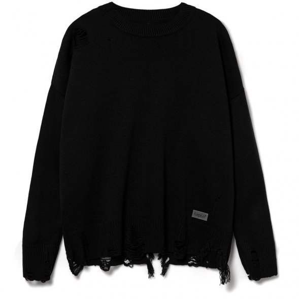 Джемпер оверсайз унисекс Grunge, черный 