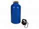 Матовая спортивная бутылка Hip S с карабином и объемом 400 мл, синий 