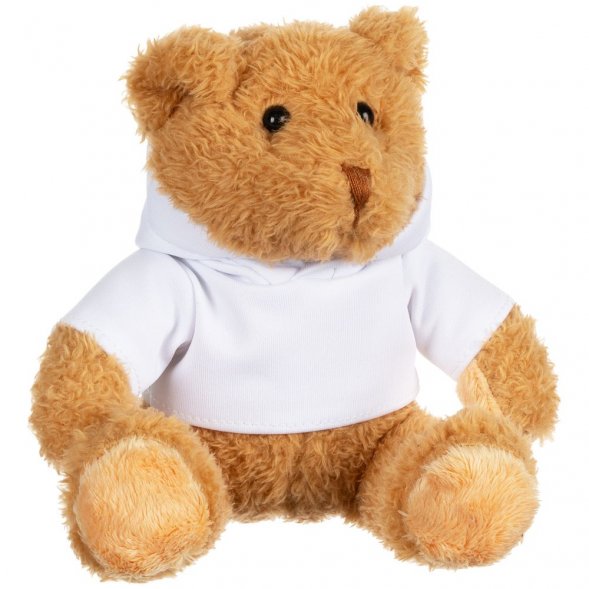 Мягкая игрушка «Мишка Cuddleton» в белом худи 