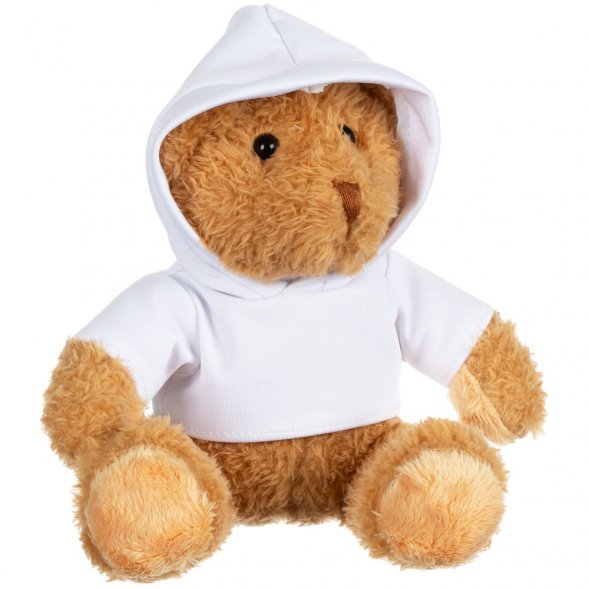 Мягкая игрушка «Мишка Cuddleton» в белом худи 