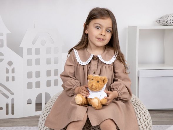 Мягкая игрушка «Мишка Cuddleton» в белом худи 