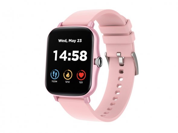 Умные часы CANYON Barberry SW-79, IP 67, BT 5.1, сенсорный дисплей 1.7, розовый 