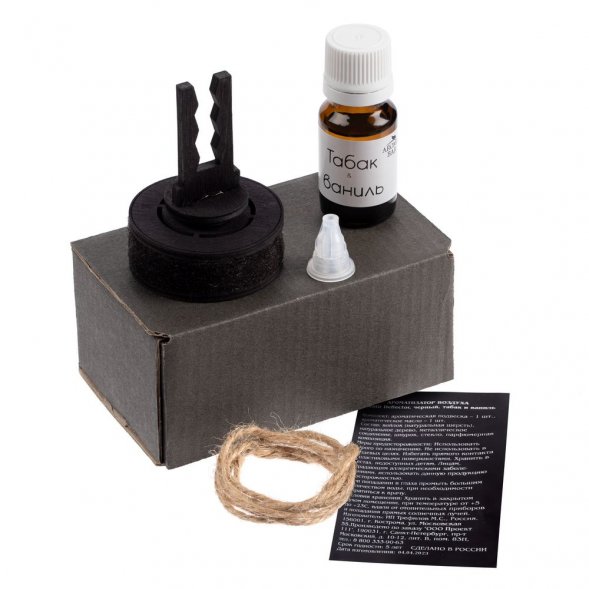 Ароматизатор в машину Sentir Deflector, черный, табак и ваниль 