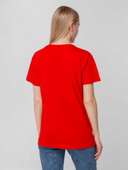 Футболка унисекс T-bolka 140, красная 