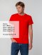 Футболка унисекс T-bolka 140, красная 