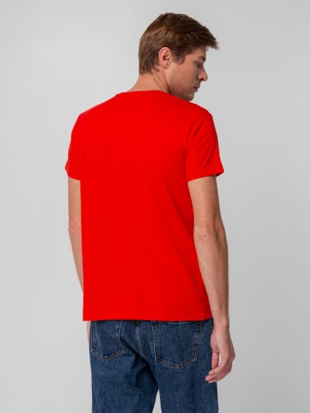 Футболка унисекс T-bolka 140, красная 