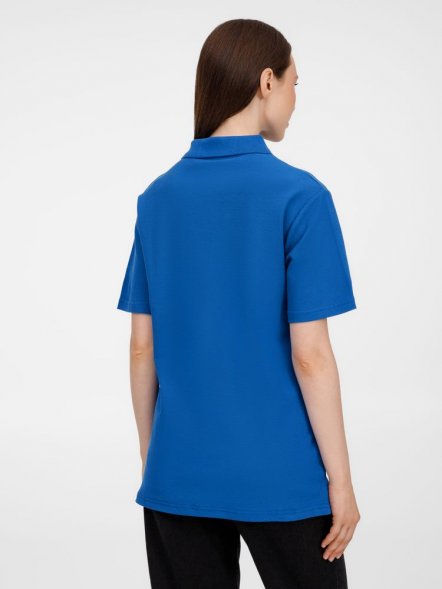 Рубашка поло унисекс Tervise, ярко-синяя 