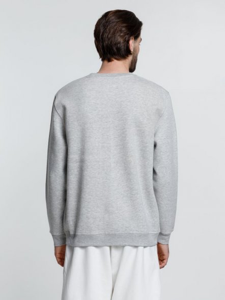 Свитшот унисекс Delta, серый меланж 