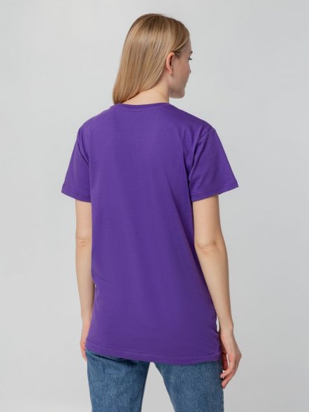 Футболка унисекс T-bolka 140, фиолетовая 