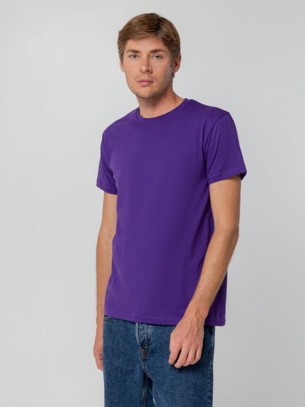 Футболка унисекс T-bolka 140, фиолетовая 