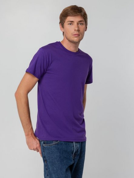 Футболка унисекс T-bolka 140, фиолетовая 