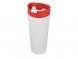 Термокружка Brite 500мл, белый/красный 
