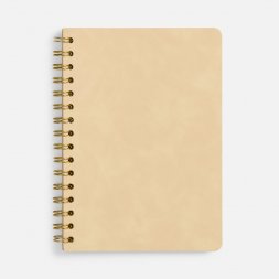 Ежедневник Spiral, недатированный, бежевый