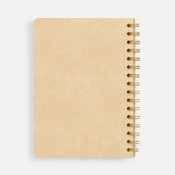 Ежедневник Spiral, недатированный, бежевый