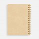 Ежедневник Spiral, недатированный, бежевый 