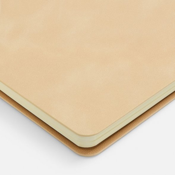 Ежедневник Spiral, недатированный, бежевый 