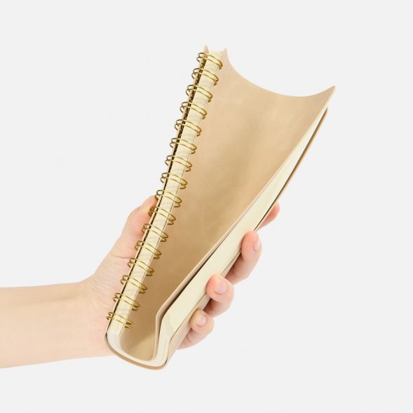 Ежедневник Spiral, недатированный, бежевый 