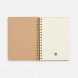 Ежедневник Spiral, недатированный, бежевый 