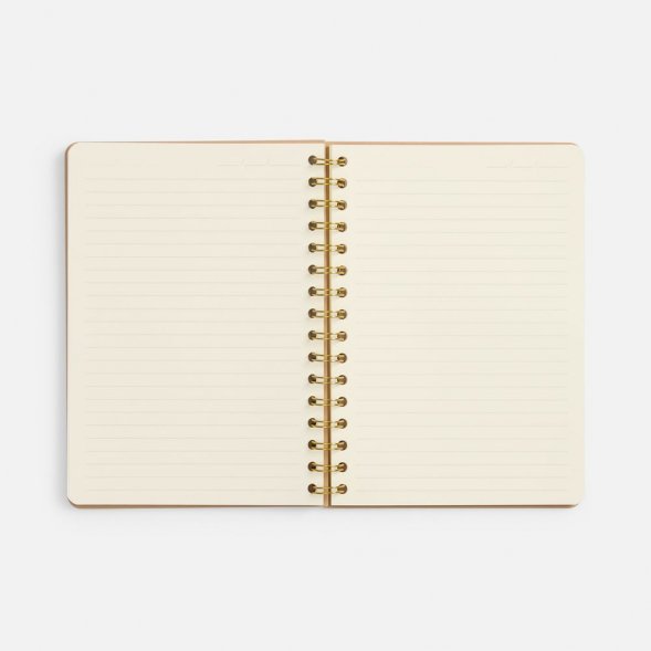 Ежедневник Spiral, недатированный, бежевый 