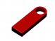 USB 2.0-флешка на 128 Гб с мини чипом и круглым отверстием, красный 