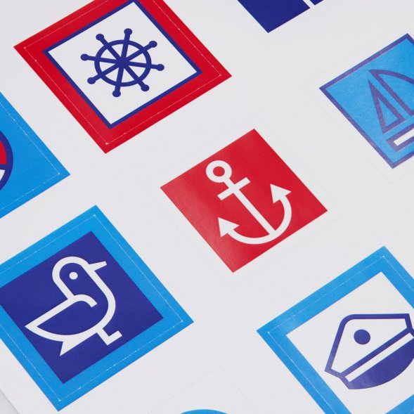 Стикерпак бумажный Industry, море 