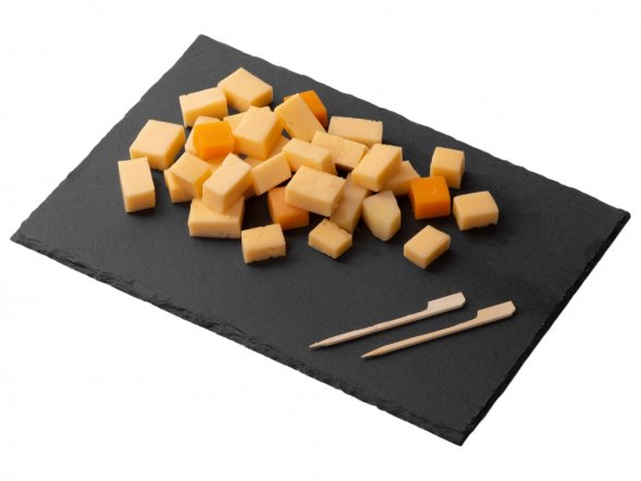 Прямоугольная доска Toscana для закусок, сланцевая 30х20 см 