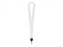 Ланъярд 2,5 см с ретрактором, черный