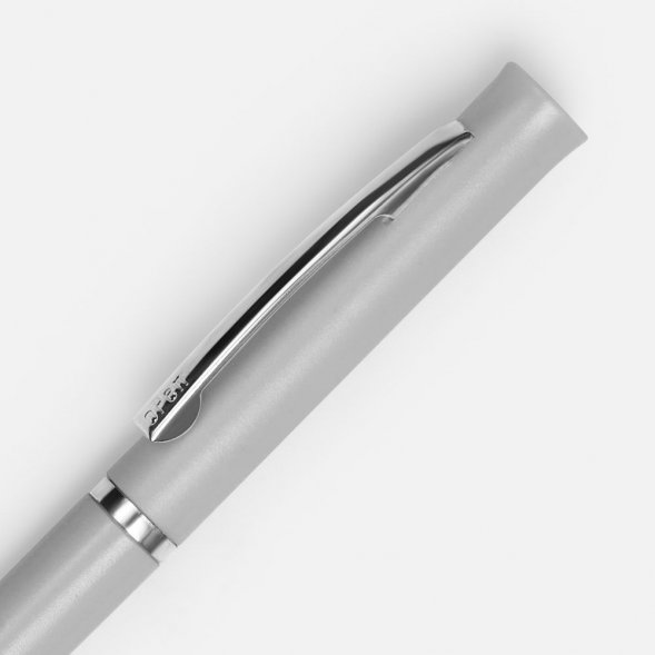 Ручка шариковая Euro Chrome, серая 