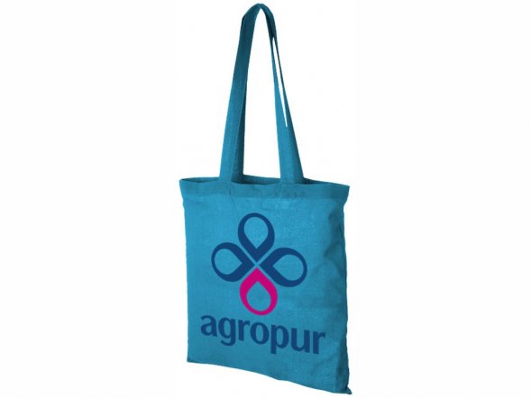 Сумка хлопковая Carolina, морская волна 