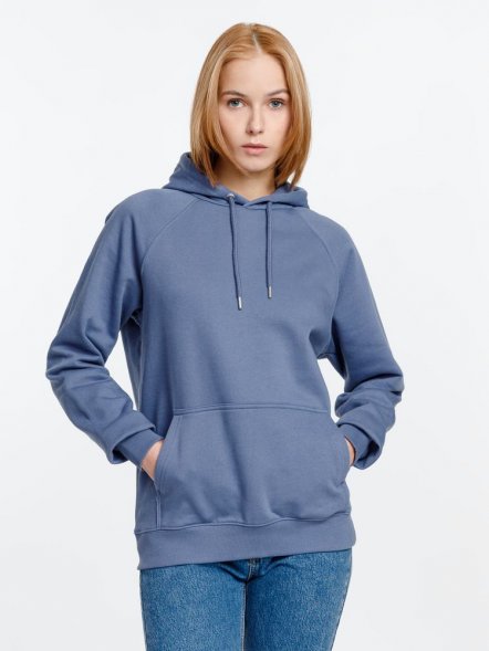 Толстовка унисекс Stellar, синяя 