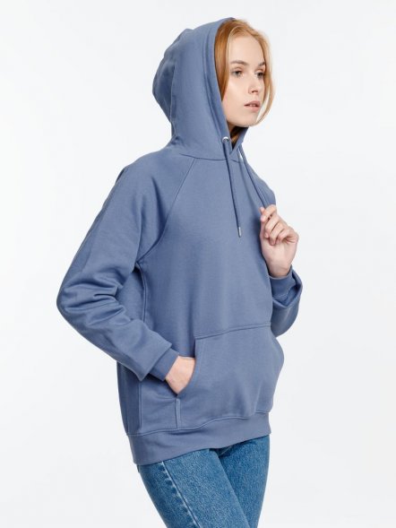 Толстовка унисекс Stellar, синяя 