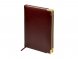 Ежедневник недатированный А5 Sidney Nebraska, бордовый (золотой обрез, золотые уголки) 