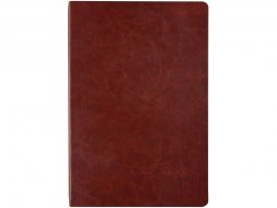 Ежедневник недатированный А5 Megapolis Nebraska Flex, коричневый с золотым обрезом