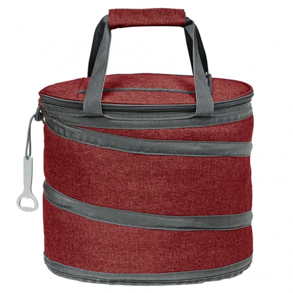 Складная термосумка Coast, бордовая 