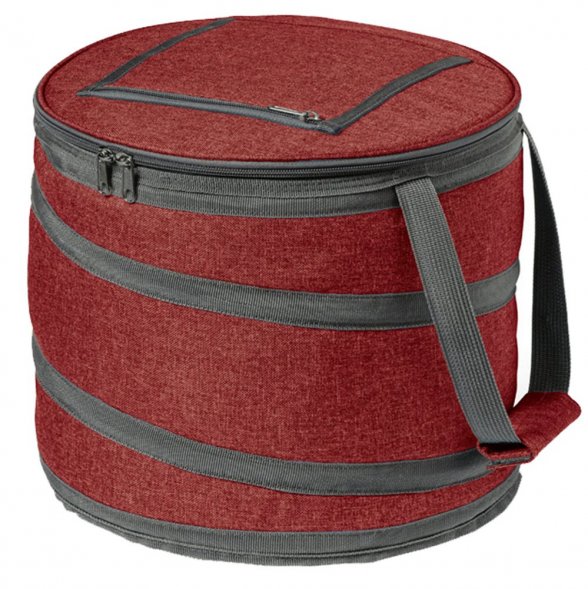 Складная термосумка Coast, бордовая 
