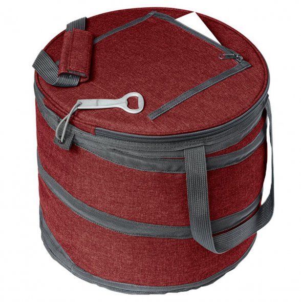 Складная термосумка Coast, бордовая 