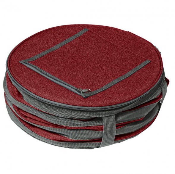 Складная термосумка Coast, бордовая 