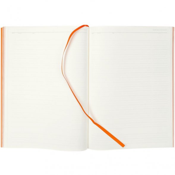 Ежедневник Flat Maxi, недатированный, оранжевый 