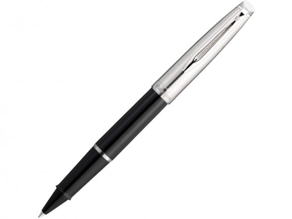 Ручка роллер Waterman  Embleme цвет BLACK CT, цвет чернил: черный 