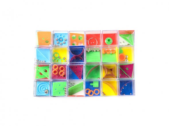 Набор из 24 игр CUBIK, разноцветный 