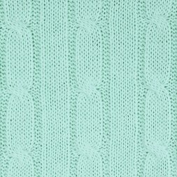 Плед Fado вязаный, аква (без подарочной коробки)