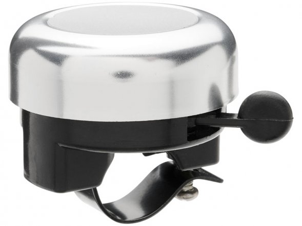 Алюминиевый велосипедный звонок Tringtring, серебристый 