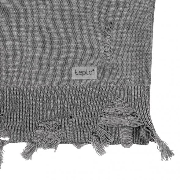 Джемпер оверсайз унисекс Grunge, серый 